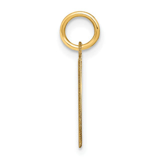 14k Yellow Gold Letter M Initial Charm XNA1336Y/M