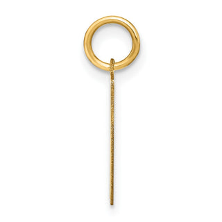 14k Yellow Gold Letter N Initial Charm XNA1336Y/N