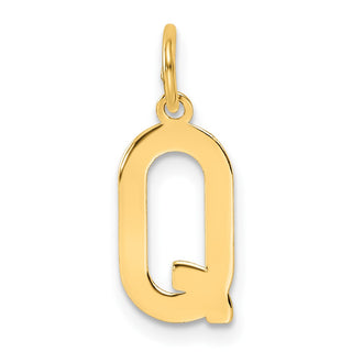14k Yellow Gold Letter Q Initial Charm XNA1336Y/Q