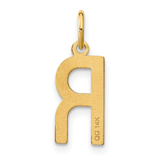 14k Yellow Gold Letter R Initial Charm XNA1336Y/R