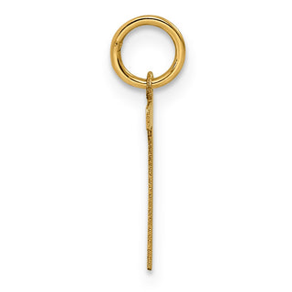 14k Yellow Gold Letter T Initial Charm XNA1336Y/T