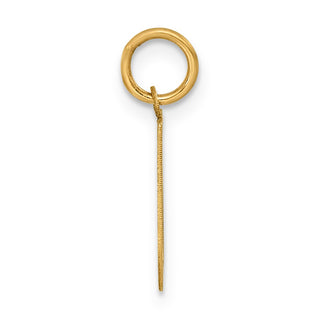 14k Yellow Gold Letter U Initial Charm XNA1336Y/U