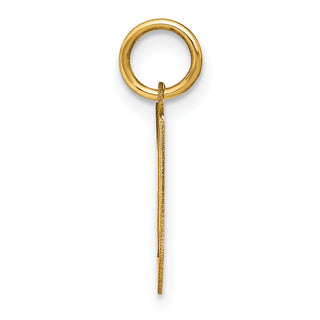 14k Yellow Gold Letter V Initial Charm XNA1336Y/V