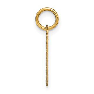 14k Yellow Gold Letter W Initial Charm XNA1336Y/W