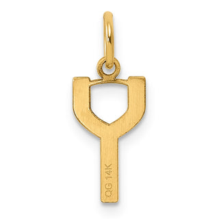 14k Yellow Gold Letter Y Initial Charm XNA1336Y/Y