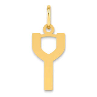 14k Yellow Gold Letter Y Initial Charm XNA1336Y/Y