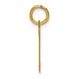 14k Yellow Gold Letter Z Initial Charm XNA1336Y/Z