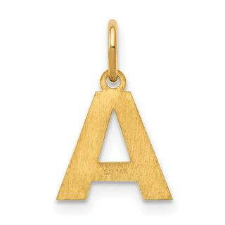 14k Yellow Gold Letter A Initial Charm XNA1337Y/A
