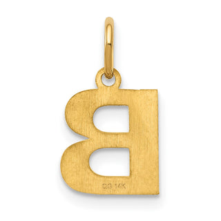 14k Yellow Gold Letter B Initial Charm XNA1337Y/B