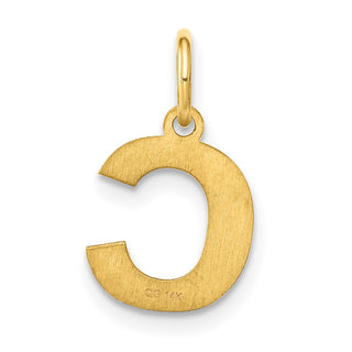 14k Yellow Gold Letter C Initial Charm XNA1337Y/C