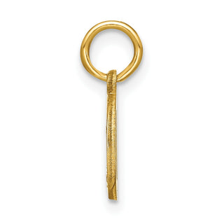 14k Yellow Gold Letter D Initial Charm XNA1337Y/D