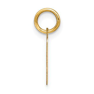 14k Yellow Gold Letter E Initial Charm XNA1337Y/E