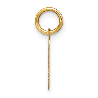 14k Yellow Gold Letter E Initial Charm XNA1337Y/E