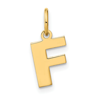14k Yellow Gold Letter F Initial Charm XNA1337Y/F