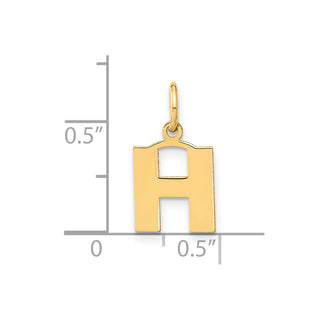 14k Yellow Gold Letter H Initial Charm XNA1337Y/H