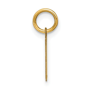 14k Yellow Gold Letter I Initial Charm XNA1337Y/I