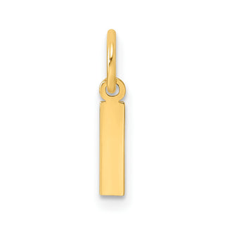 14k Yellow Gold Letter I Initial Charm XNA1337Y/I