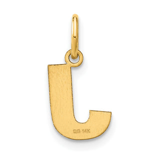 14k Yellow Gold Letter J Initial Charm XNA1337Y/J