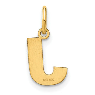 14k Yellow Gold Letter J Initial Charm XNA1337Y/J