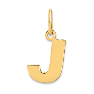 14k Yellow Gold Letter J Initial Charm XNA1337Y/J
