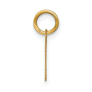 14k Yellow Gold Letter K Initial Charm XNA1337Y/K