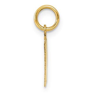 14k Yellow Gold Letter N Initial Charm XNA1337Y/N
