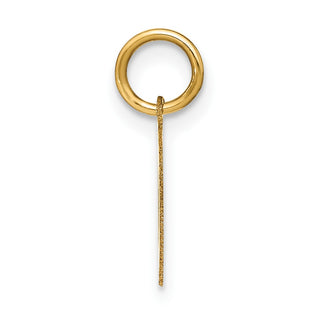 14k Yellow Gold Letter O Initial Charm XNA1337Y/O
