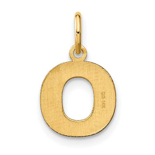 14k Yellow Gold Letter O Initial Charm XNA1337Y/O