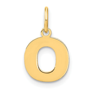 14k Yellow Gold Letter O Initial Charm XNA1337Y/O