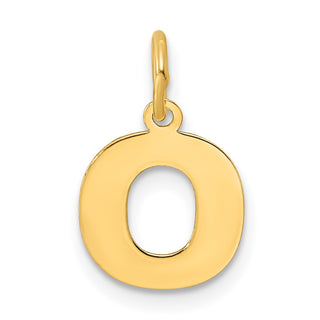 14k Yellow Gold Letter O Initial Charm XNA1337Y/O