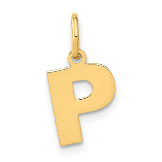 14k Yellow Gold Letter P Initial Charm XNA1337Y/P