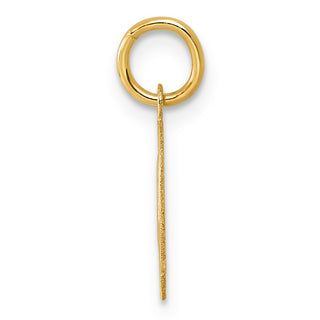 14k Yellow Gold Letter Q Initial Charm XNA1337Y/Q