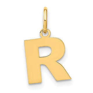 14k Yellow Gold Letter R Initial Charm XNA1337Y/R