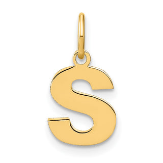 14k Yellow Gold Letter S Initial Charm XNA1337Y/S
