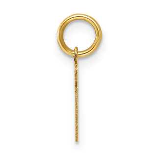 14k Yellow Gold Letter T Initial Charm XNA1337Y/T