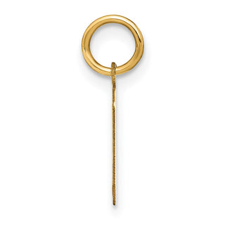 14k Yellow Gold Letter V Initial Charm XNA1337Y/V