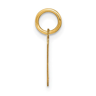 14k Yellow Gold Letter W Initial Charm XNA1337Y/W