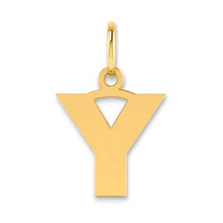 14k Yellow Gold Letter Y Initial Charm XNA1337Y/Y
