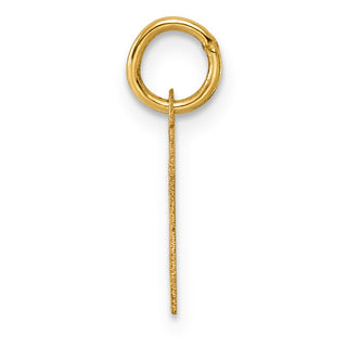 14k Yellow Gold Letter Z Initial Charm XNA1337Y/Z