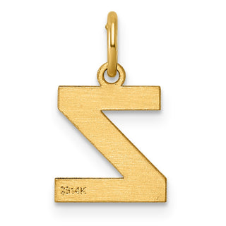 14k Yellow Gold Letter Z Initial Charm XNA1337Y/Z