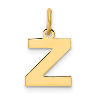 14k Yellow Gold Letter Z Initial Charm XNA1337Y/Z