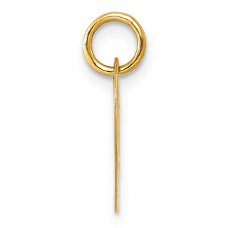 14k Yellow Gold Initial Letter C Initial Heart Charm