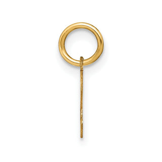 14k Yellow Gold Lowercase Letter E Initial Charm XNA1383Y/E