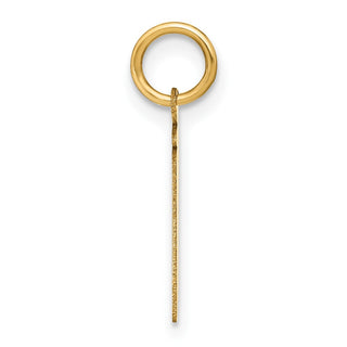 14k Yellow Gold Lowercase Letter J Initial Charm XNA1383Y/J