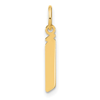 14k Yellow Gold Lowercase Letter J Initial Charm XNA1383Y/J