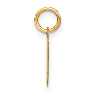 14k Yellow Gold Lowercase Letter K Initial Charm XNA1383Y/K