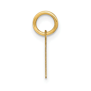14k Yellow Gold Lowercase Letter M Initial Charm XNA1383Y/M