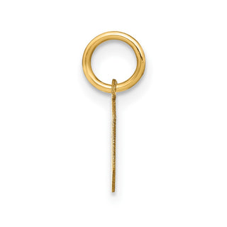 14k Yellow Gold Lowercase Letter O Initial Charm XNA1383Y/O