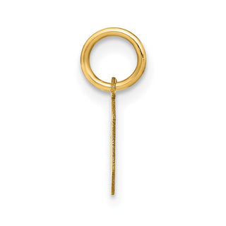 14k Yellow Gold Lowercase Letter O Initial Charm XNA1383Y/O