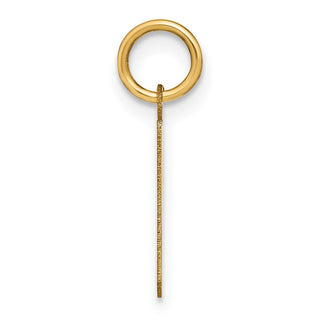 14k Yellow Gold Lowercase Letter P Initial Charm XNA1383Y/P